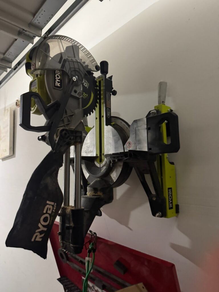 Ryobi Saw wall mount